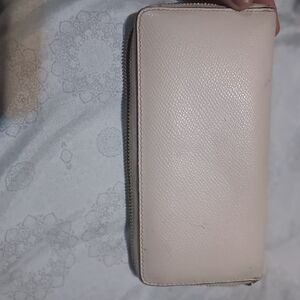 Coach Cream Wallet Minimalist Design